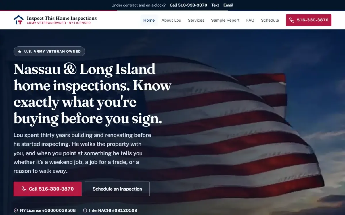 Home Inspector Website Design: What Makes One Actually Bring In Work